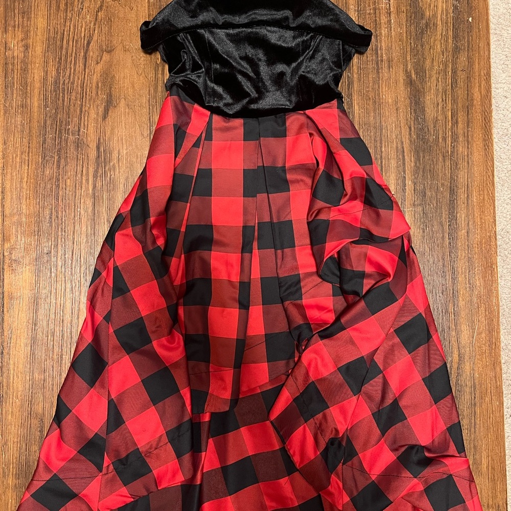 Speechless Black and Red Plaid Dress